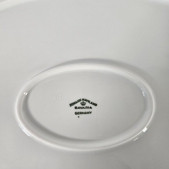 Vintage Johann Haviland Bavaria Germany Forever Spring Oval Serving Platter 14.5 - Picture 2 of 4